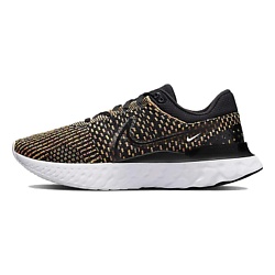 Кроссовки React Infinity Run Flyknit 3 Black Blue Glow Pink Prime