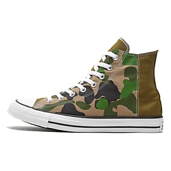 Кроссовки Chuck Taylor All Star Hi Half Green Camo