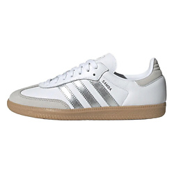 Кроссовки Samba Og White Silver Metallic Grey Women's