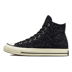 Кроссовки Chuck Taylor All Star 70 Hi Black Hairy Suede