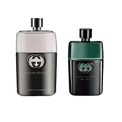 Набор: Туалетная вода Guilty Pour Homme + Туалетная вода Guilty Black Pour Homme