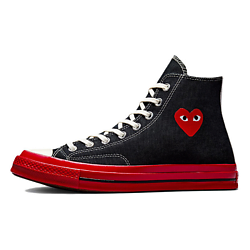 Кроссовки Comme Des Garçons Play X Converse Chuck 70 High 'Black Red'