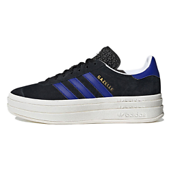 Кроссовки женские Adidas Gazelle Wmns Bold 'Black Lucid Blue'