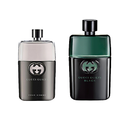 Набор: Туалетная вода Guilty Pour Homme + Туалетная вода Guilty Black Pour Homme