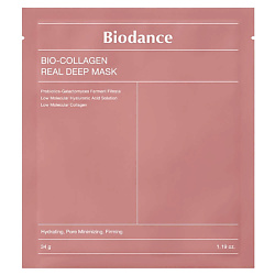 Bio-Collagen Real Deep Mask Ночная гидрогелевая маска с коллагеном для эластичности кожи