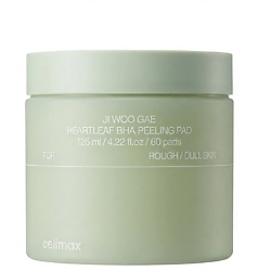 Отшелушивающие тонер-пэды с салициловой кислотой Ji Woo Gae Heartleaf BHA Peelind Pad