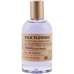 Туалетная вода женская Silk Flowers зеленая сирень петитгрейн белый кедр