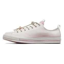 Кроссовки Chuck 70 Anti-Slip Wear-Resistant Low-Top Canvas Shoes Unisex White Pink