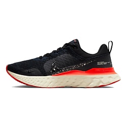 Кроссовки React Infinity Run Obsidian Bright Crimson