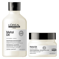 Набор для ухода за поврежденными волосами L'Oreal Professionnel Metal DX Duo