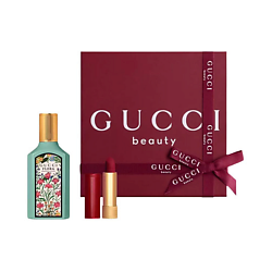 Набор GUCCI: Парфюмерная вода Flora Gorgeous Jasmine + Матовая помада Rouge a Levres Mat