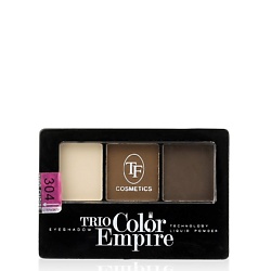 Тени для век Трехцветные компактные Trio Empire Color Eyeshadow