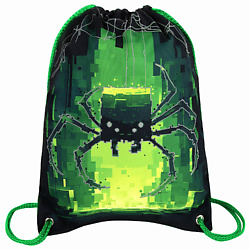 Мешок для обуви  PREMIUM, карман, подкладка Digital spider
