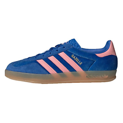 Кроссовки женские Gazelle Wmns Indoor 'Blue Semi Pink Velvet'