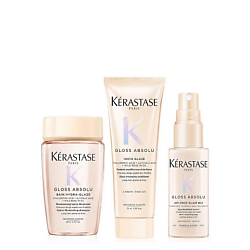 Набор средств для гладкости и блеска волос Gloss Absolu Anti-Frizz Glossy Hair Set
