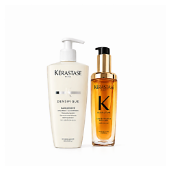Набор: Шампунь Densifique Bain Densite + Масло Elixir Ultime L’Huile Originale