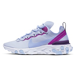 Кроссовки React Element 55 Football Grey Psychic Blue