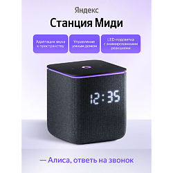 Умная колонка Станция Миди YNDX-00054BLK