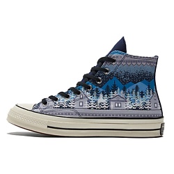 Кроссовки Chuck 70 High Holiday Sweater Midnight Navy
