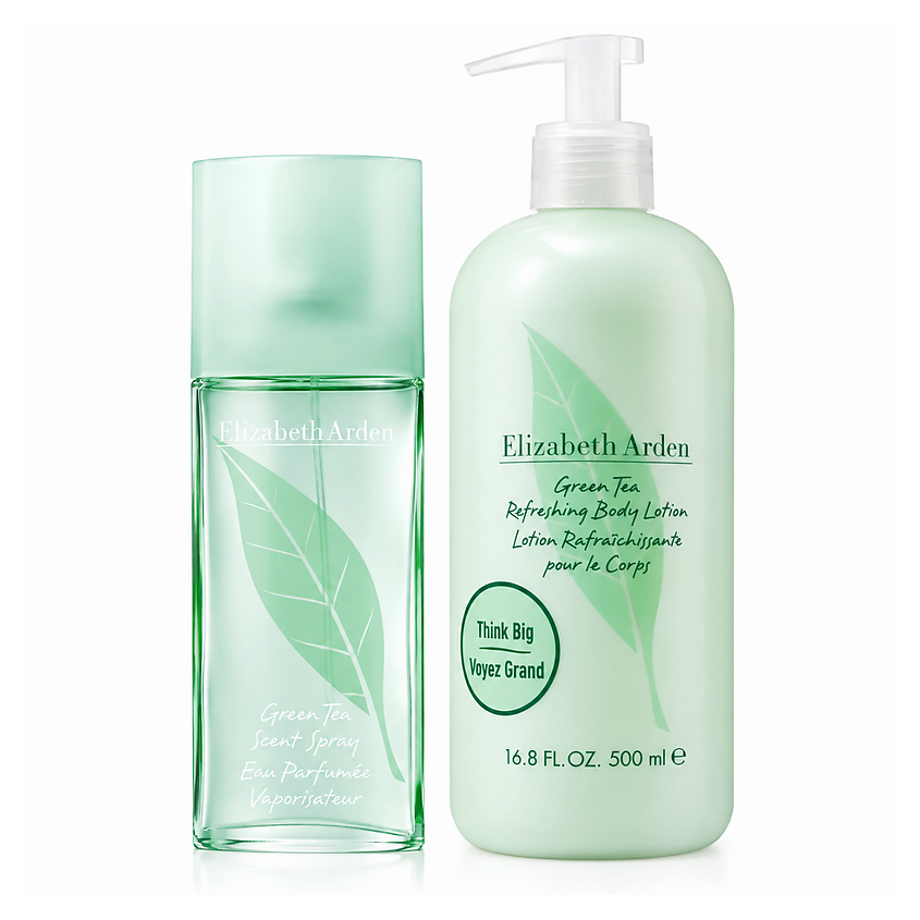 Изображение товара ELIZABETH ARDEN Набор Green Tea лосьон и туалетная вода, 500 мл + 100 мл Изображение товара ELIZABETH ARDEN Набор Green Tea лосьон и туалетная вода, 500 мл + 100 мл