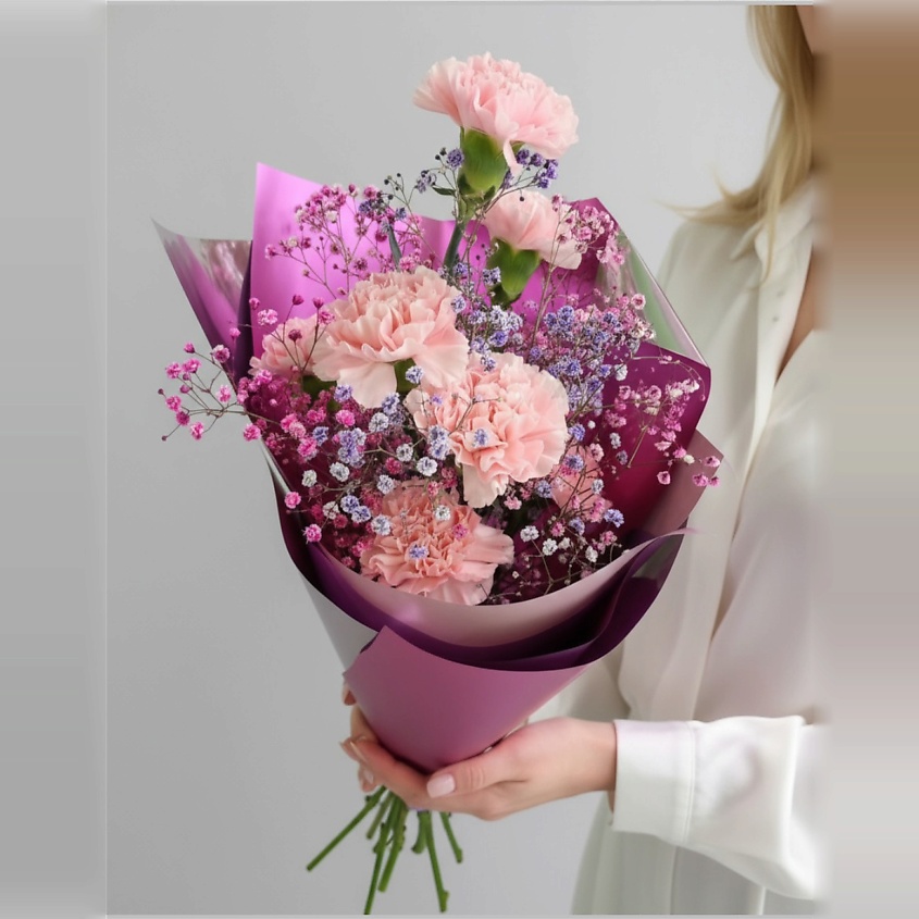 Изображение товара ВОРНИКОВ - БУКЕТЫ Букет Поцелуй, 25х40 см