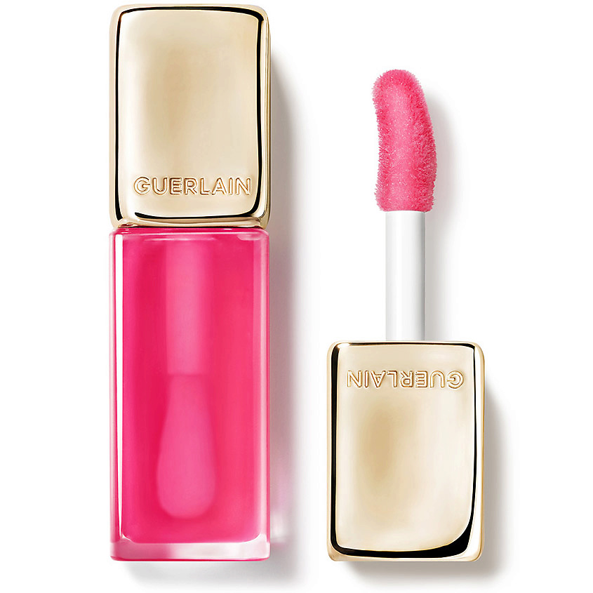 Изображение товара GUERLAIN Масло для губ Kisskiss Bee Glow Oil насыщенное розовое 9,5 мл