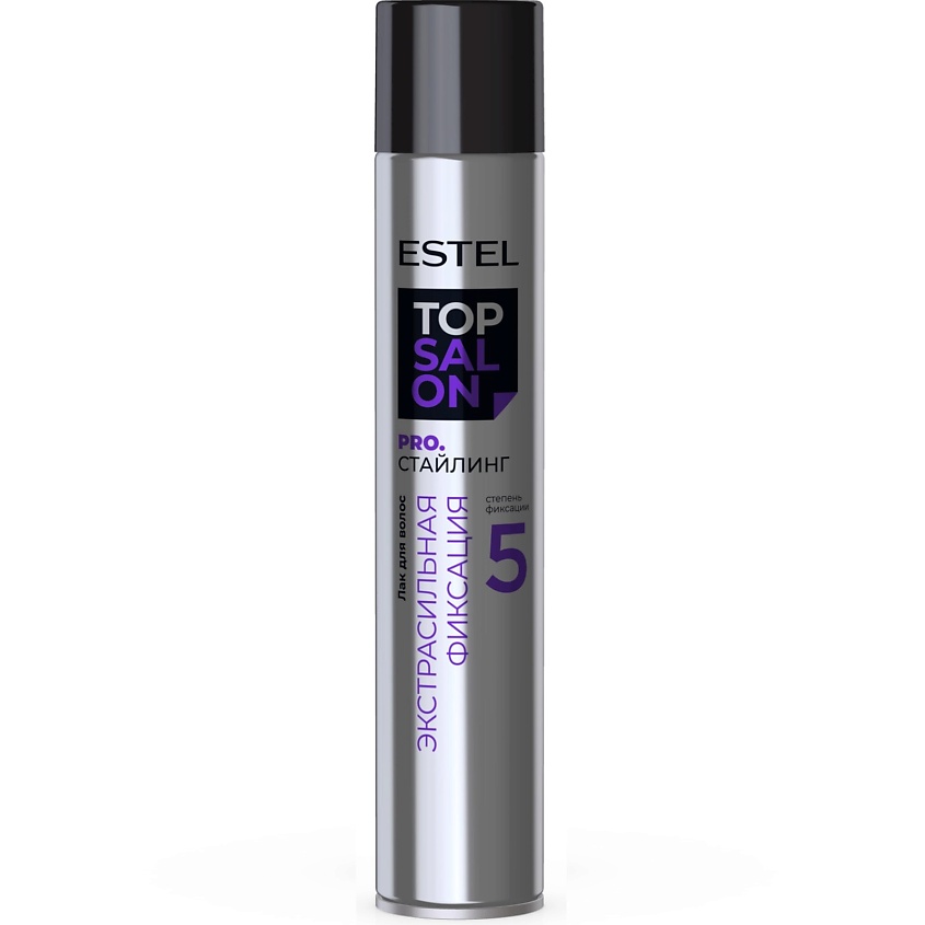 Изображение товара ESTEL PROFESSIONAL Лак для волос TOP SALON PRO сверхсильная фиксация 400 мл Изображение товара ESTEL PROFESSIONAL Лак для волос TOP SALON PRO сверхсильная фиксация 400 мл