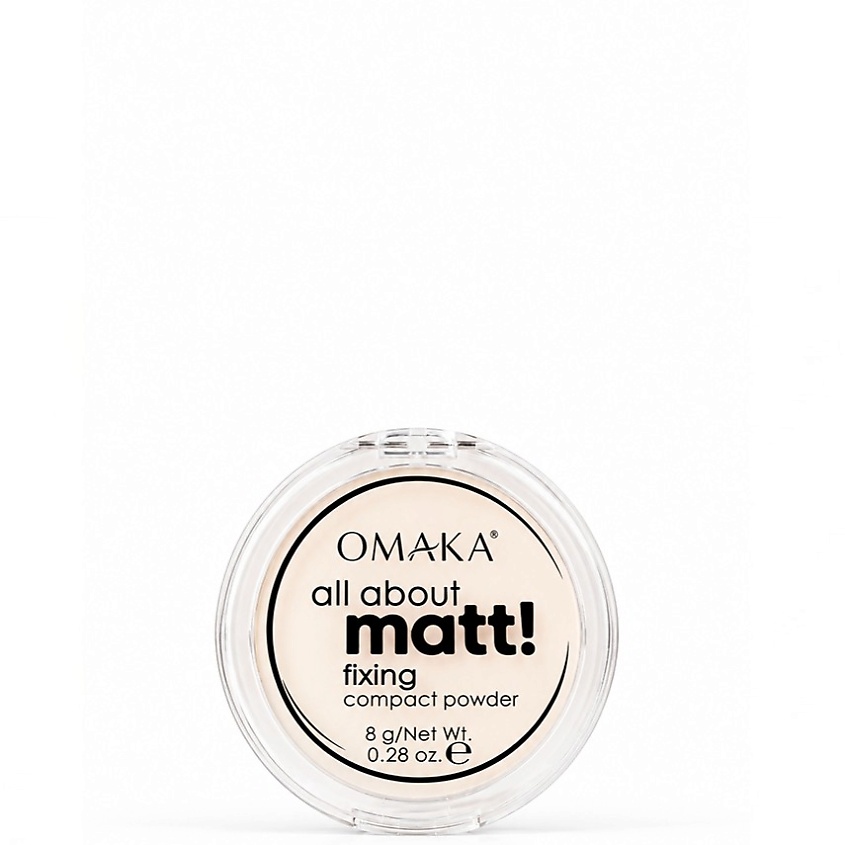 Изображение товара OMAKA Матирующая компактная пудра, фиксирующая для лица, банановая для матового финиша, Бежевый, 8 мл Изображение товара OMAKA Матирующая компактная пудра, фиксирующая для лица, банановая для матового финиша, Бежевый, 8 мл