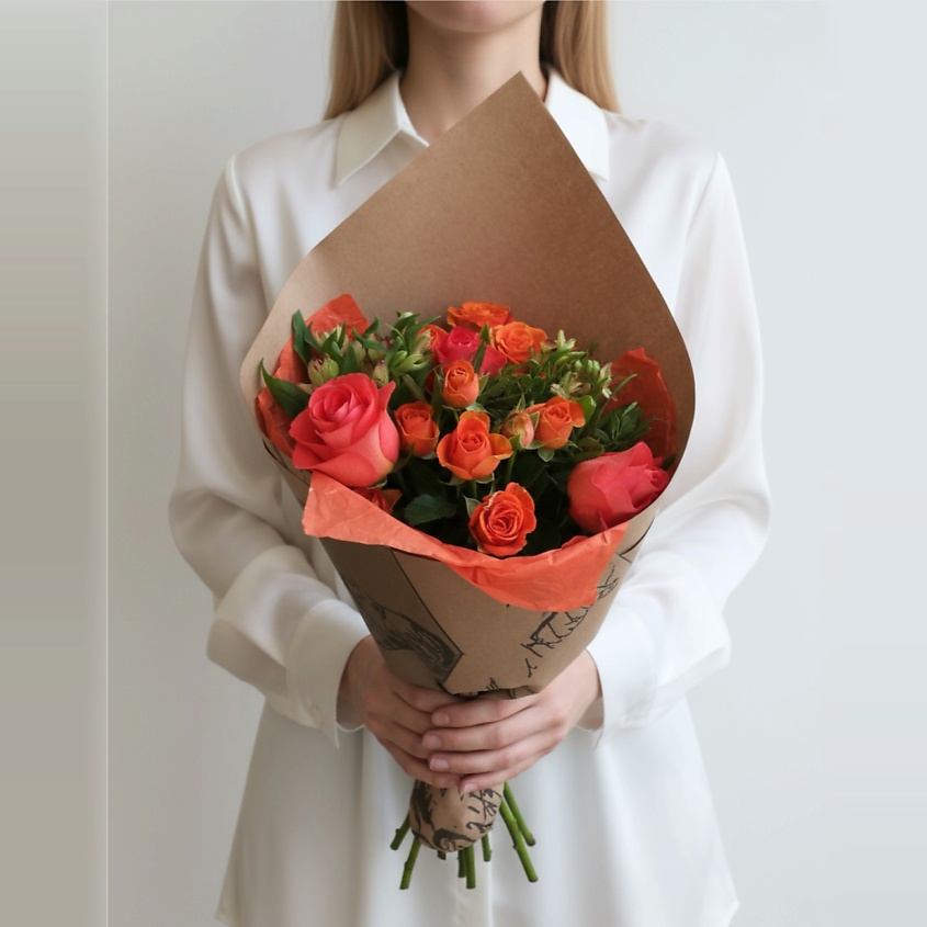 Изображение товара ВОРНИКОВ - БУКЕТЫ Букет Ангелок, 25х40 см