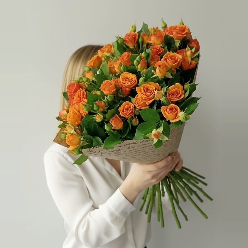 Изображение товара ВОРНИКОВ - БУКЕТЫ Букет Оранж, 28х45 см