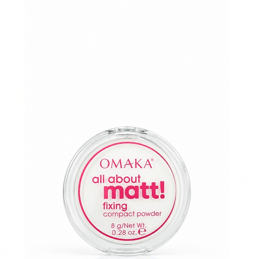 Изображение товара OMAKA Матирующая компактная пудра, фиксирующая для лица, банановая для матового финиша, белый, 8 мл Изображение товара OMAKA Матирующая компактная пудра, фиксирующая для лица, банановая для матового финиша, белый, 8 мл
