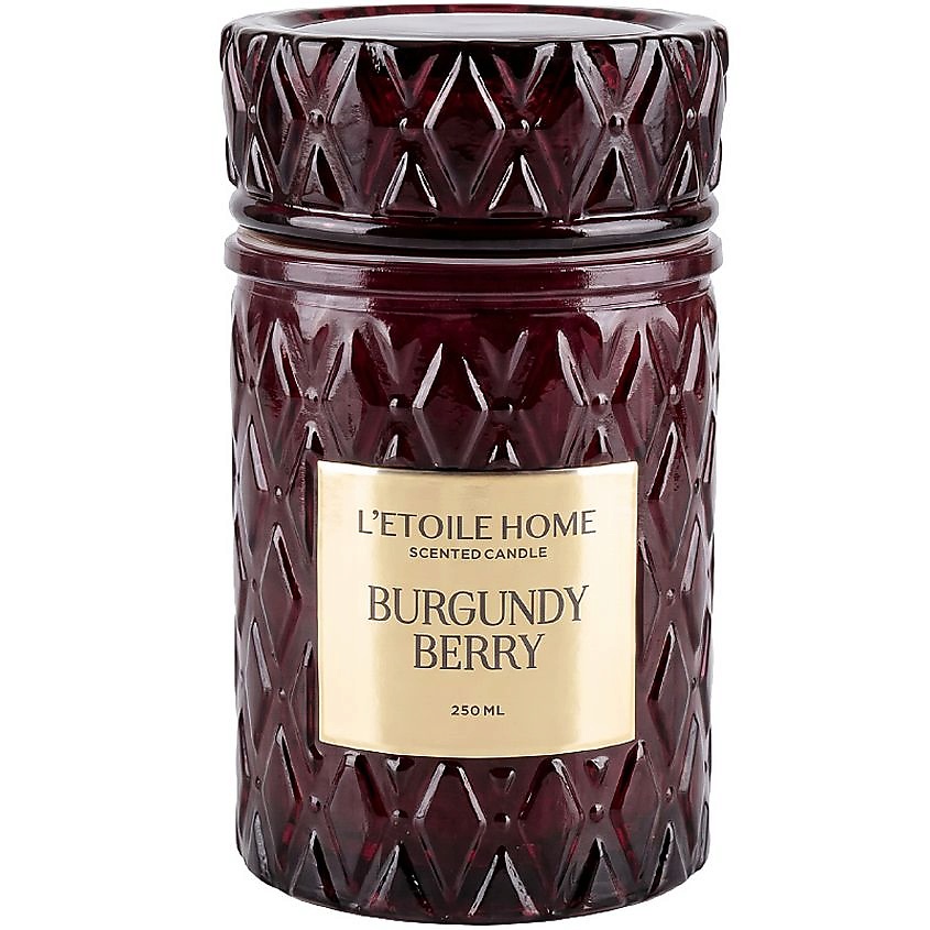 Изображение товара LETOILE HOME Ароматическая свеча Ягода Бургунди Scented Candle, 250 мл Изображение товара LETOILE HOME Ароматическая свеча Ягода Бургунди Scented Candle, 250 мл