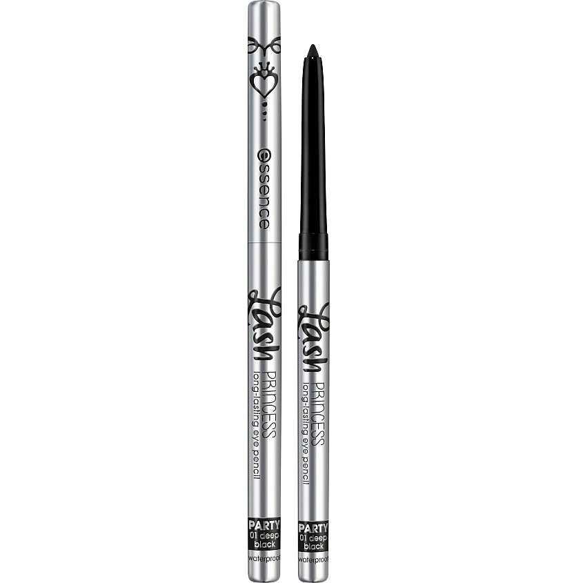 Изображение товара ESSENCE Карандаш для глаз Lash PRINCESS long-lasting eye pencil PARTY, 01, 0,3 г