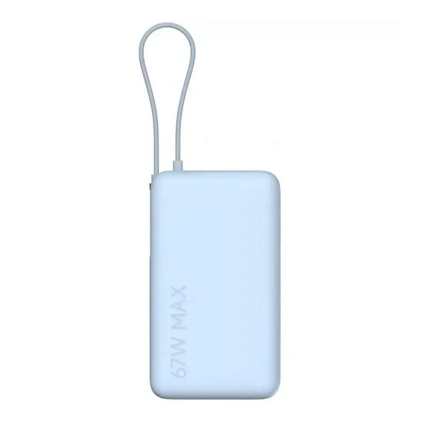 Изображение товара XIAOMI Внешний аккумулятор 67W Power Bank 10000 синий PB1067 BHR08NZGL, Синий Изображение товара XIAOMI Внешний аккумулятор 67W Power Bank 10000 синий PB1067 BHR08NZGL, Синий