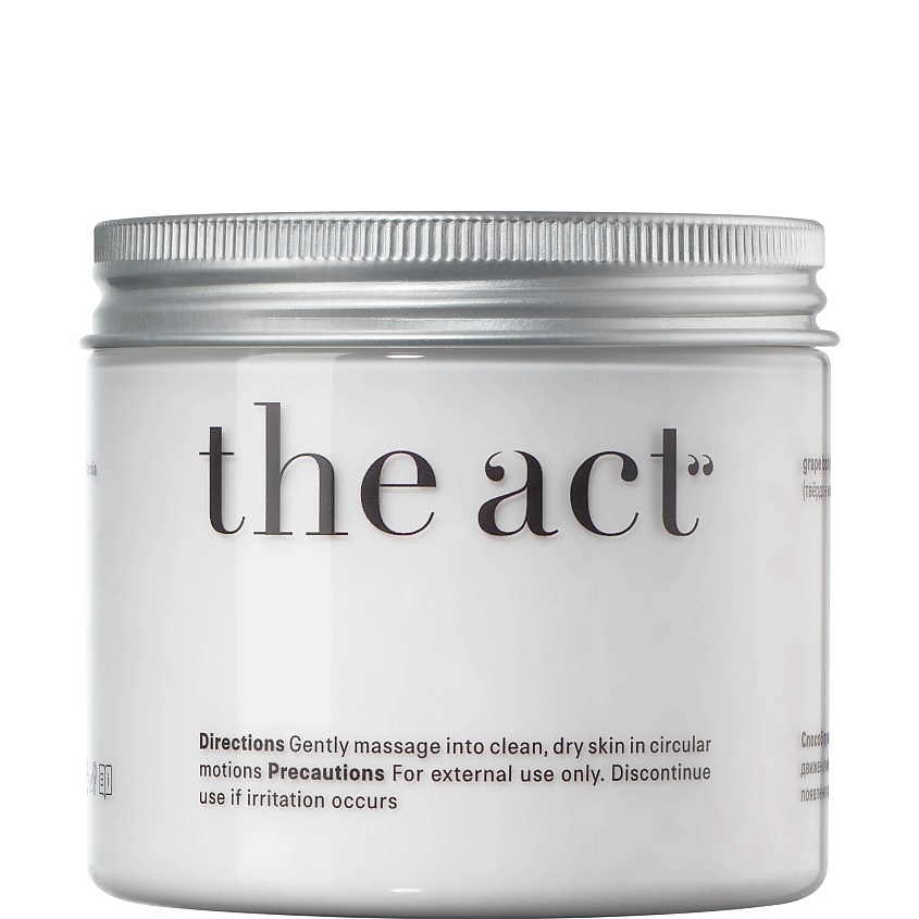 Изображение товара THE ACT Крем-суфле для тела с маслом виноград 180 г универсальный уход Изображение товара THE ACT Крем-суфле для тела с маслом виноград 180 г универсальный уход