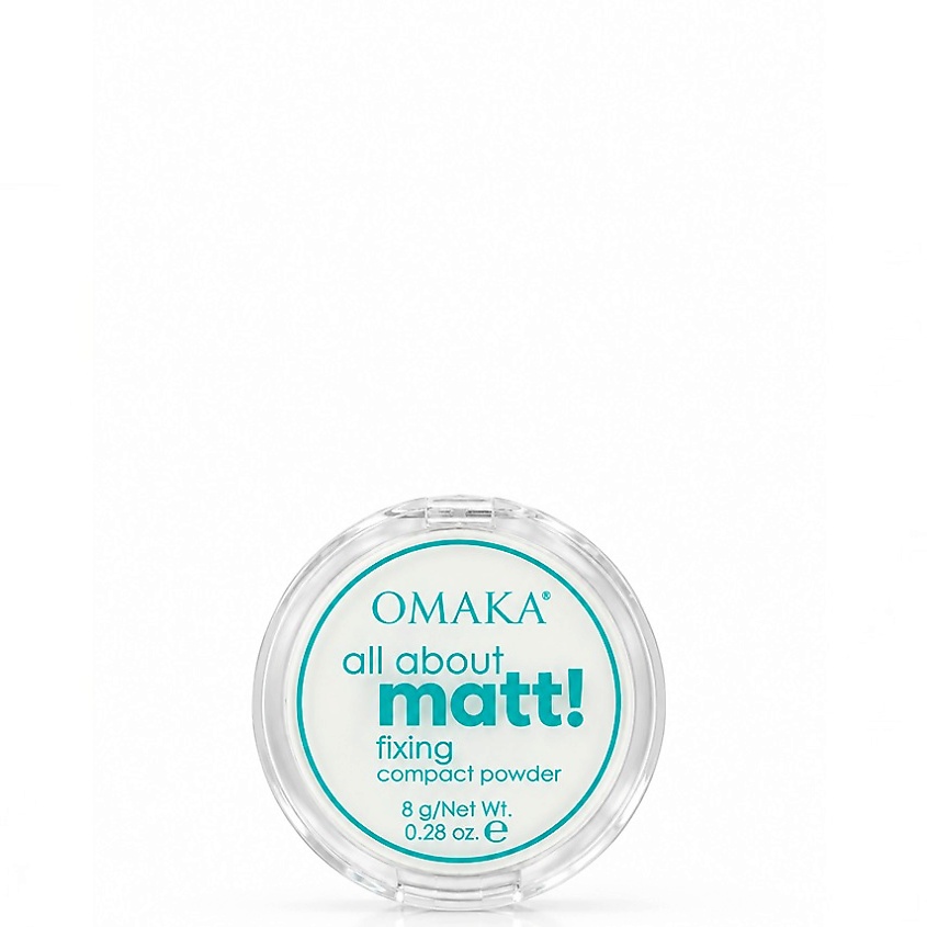 Изображение товара OMAKA Матирующая компактная пудра, фиксирующая для лица, банановая для матового финиша, Белый, 8 мл Изображение товара OMAKA Матирующая компактная пудра, фиксирующая для лица, банановая для матового финиша, Белый, 8 мл
