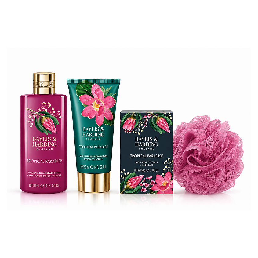 Изображение товара BAYLIS & HARDING Набор для тела Boudoire Tropical Paradise, 4 шт.