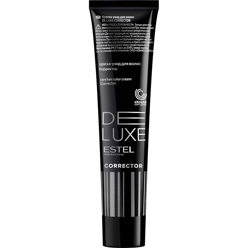 Изображение товара ESTEL PROFESSIONAL Крем-краска DE LUXE CORRECTOR 0/11 синий 60 мл Изображение товара ESTEL PROFESSIONAL Крем-краска DE LUXE CORRECTOR 0/11 синий 60 мл