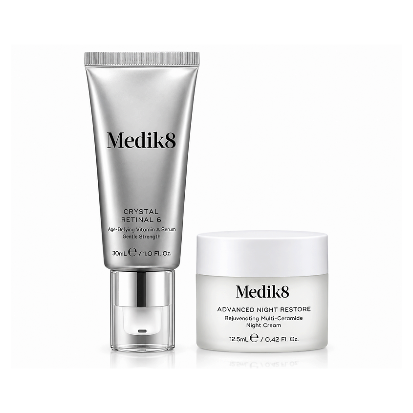 Изображение товара MEDIK8 Набор средств для ухода за лицом Night Time Nourish, 30 мл + 12.5 мл Изображение товара MEDIK8 Набор средств для ухода за лицом Night Time Nourish, 30 мл + 12.5 мл