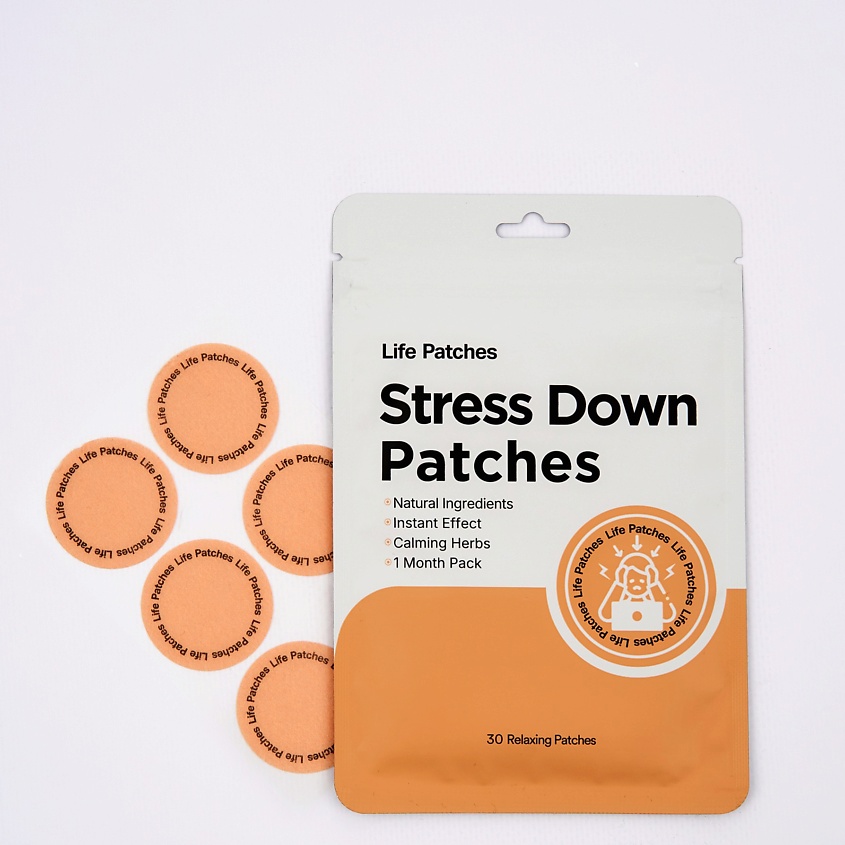 Изображение товара LIFE PATCHES Патчи для снижения стресса 30шт / Патчи антистресс / Life Patches, 30 шт.