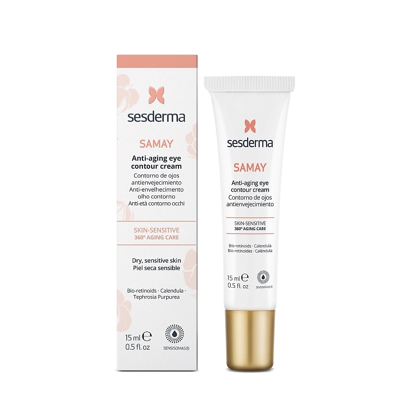 Изображение товара Антивозрастной крем-контур для глаз Samay от SESDERMA 15 мл Изображение товара Антивозрастной крем-контур для глаз Samay от SESDERMA 15 мл
