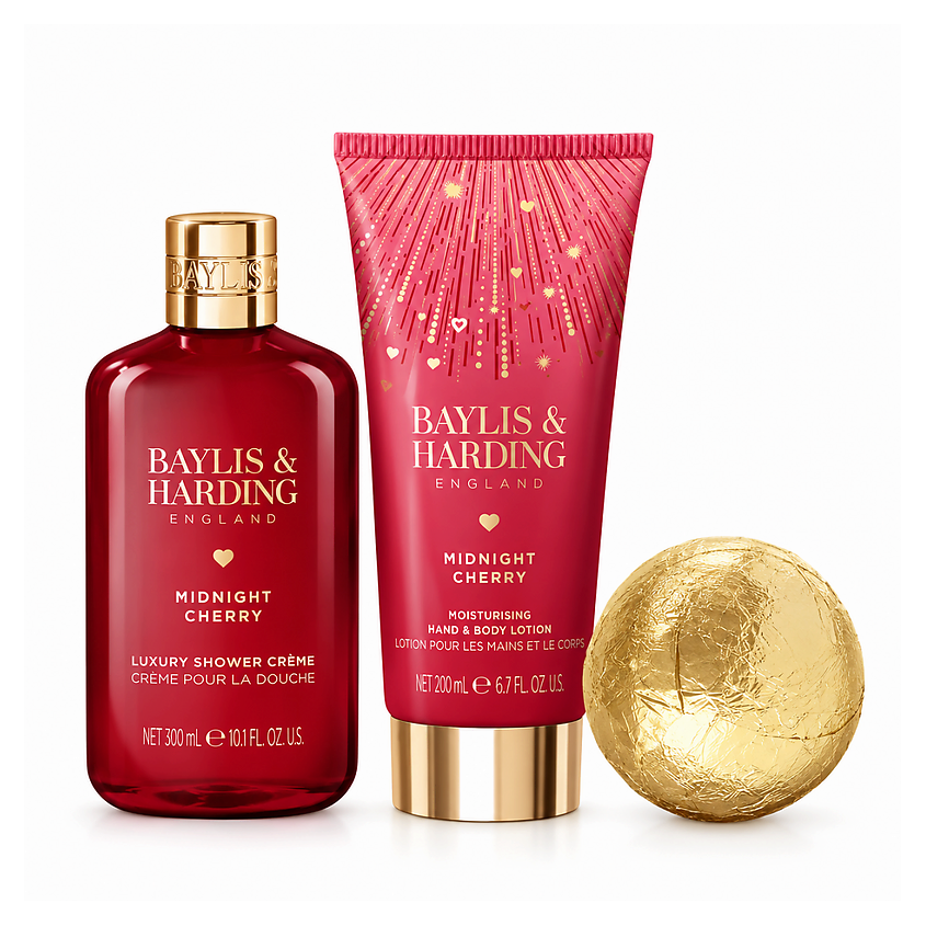 Изображение товара BAYLIS & HARDING Набор для тела Midnight Cherry, 3 шт.