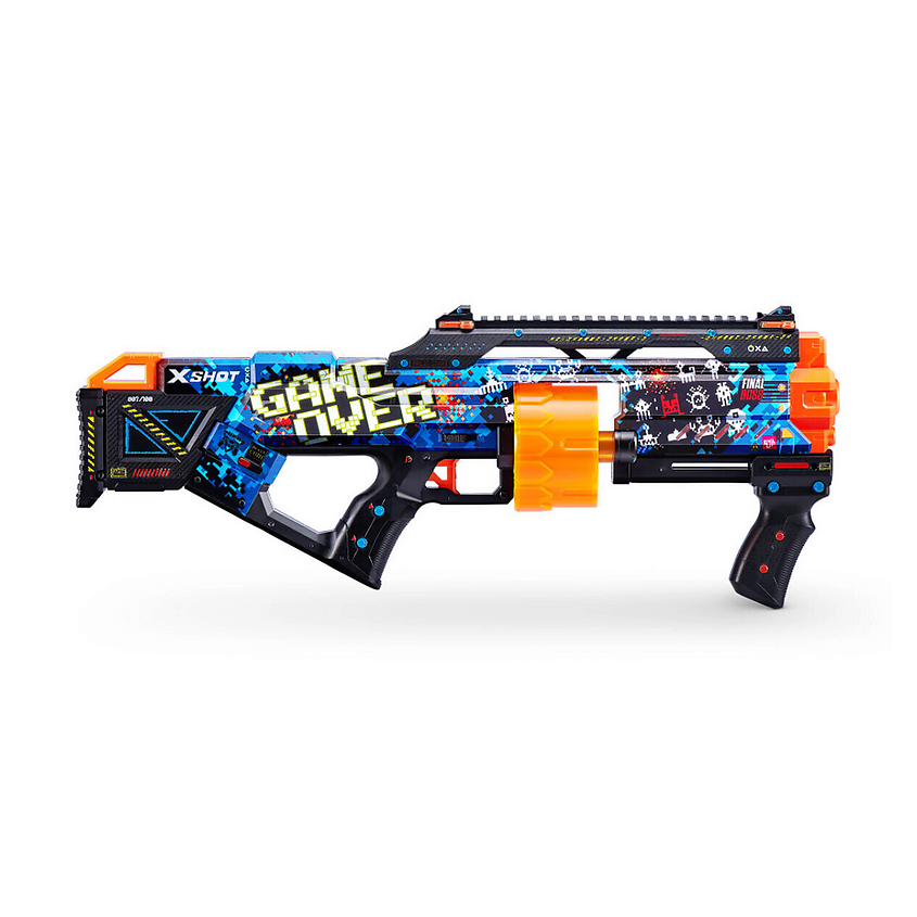 Изображение товара ZURU Пистолет с дротиками X-Shot Skins Last Stand 55 x 22 x 5 cm, Размер: 55 × 22 × 5 см Изображение товара ZURU Пистолет с дротиками X-Shot Skins Last Stand 55 x 22 x 5 cm, Размер: 55 × 22 × 5 см