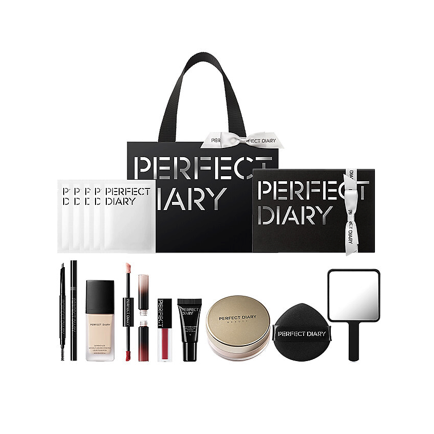 Изображение товара Набор для макияжа PERFECT DIARY 14 предметов женский на каждый день Изображение товара Набор для макияжа PERFECT DIARY 14 предметов женский на каждый день