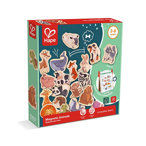 Игрушка HAPE Развивающая игра Магнитные животные
