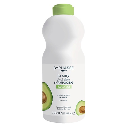 Кондиционер для волос BYPHASSE Кондиционер для волос FAMILY FRESH DELICE Авокадо для сухих волос