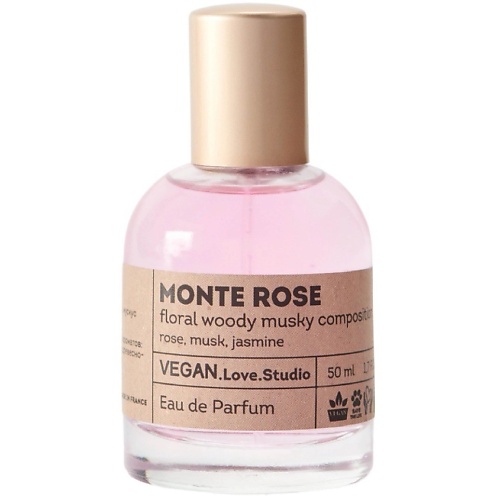 Парфюмерная вода VEGAN.LOVE.STUDIO Парфюмерная вода женская Monte Rose