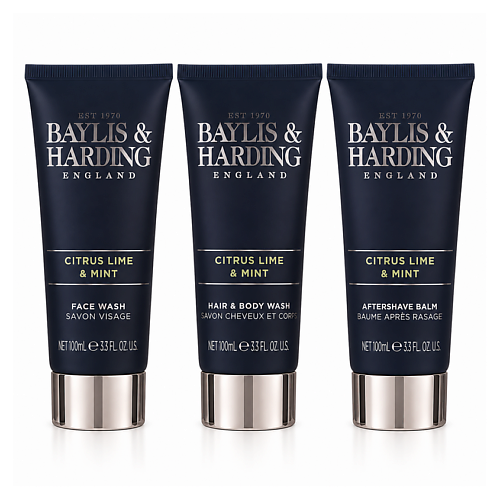 BAYLIS&HARDING BAYLIS & HARDING Мужской набор для ухода Citrus, Lime & Mint
