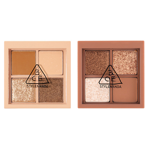 Набор средств для глаз 3CE Набор из 2 мини-палеток теней для век Mini Multi Eye Color Palette