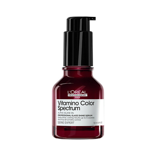 Сыворотка для ухода за волосами L'OREAL PROFESSIONNEL Сыворотка для ухода за волосами SPECTRUM GLASSSHINE 50ML VI62